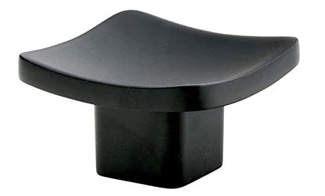 Emtek 86317US19 flat black cabinet knob