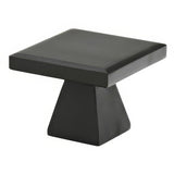 Emtek 86320US19 flat black cabinet knob