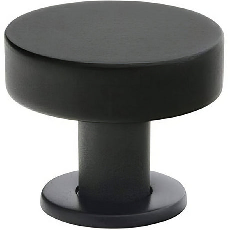 Emtek 86322US19 flat black cabinet knob