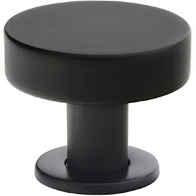 Emtek 86322US19 flat black cabinet knob