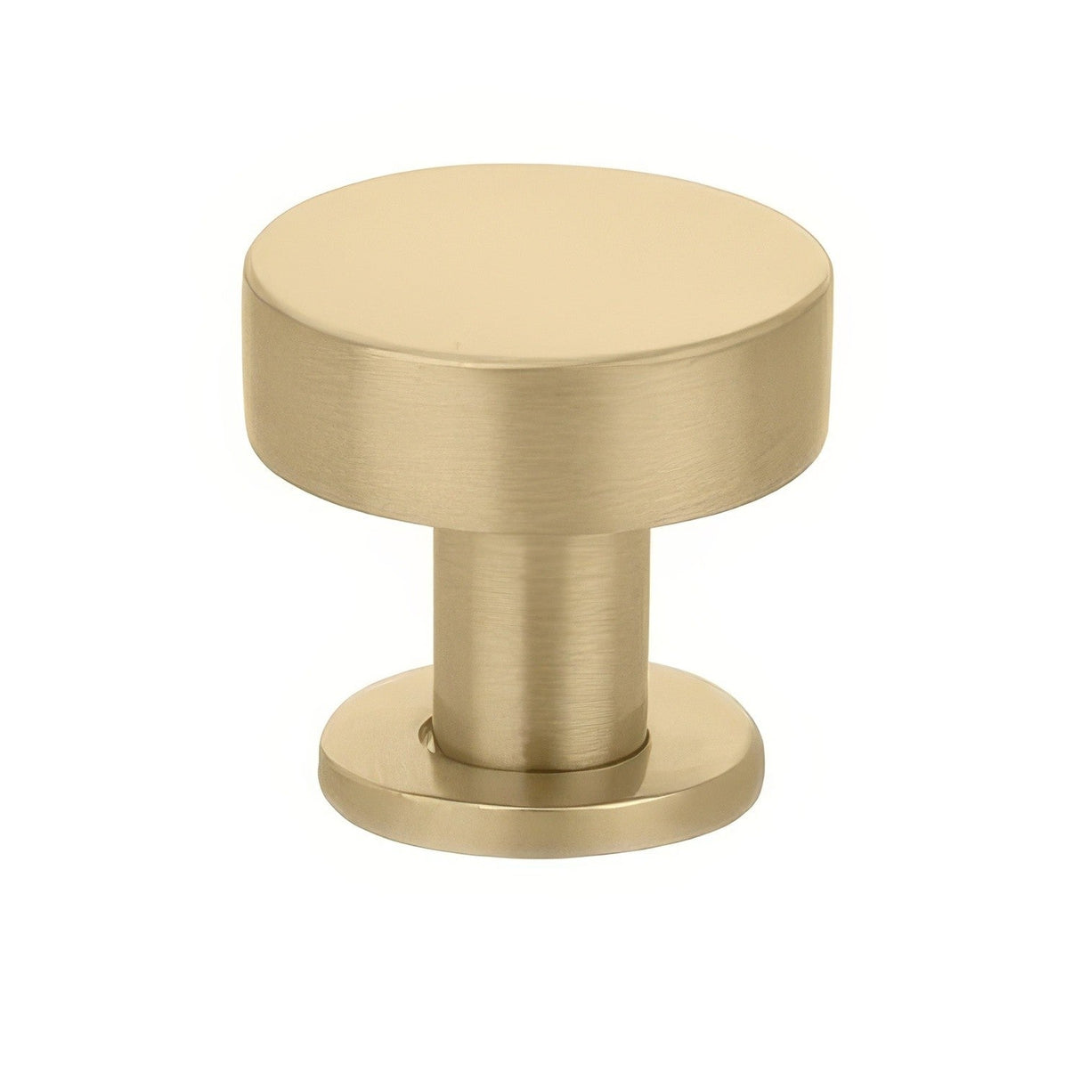 Emtek 86322US4 satin brass cabinet knob