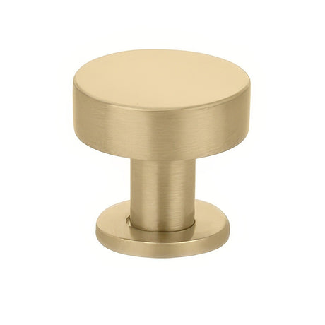 Emtek 86322US4 satin brass cabinet knob