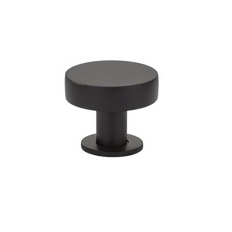 Emtek 86323US19 flat black cabinet knob