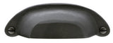 Emtek 86327FB flat black cabinet bin pull