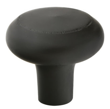 Emtek 86339FB flat black cabinet knob