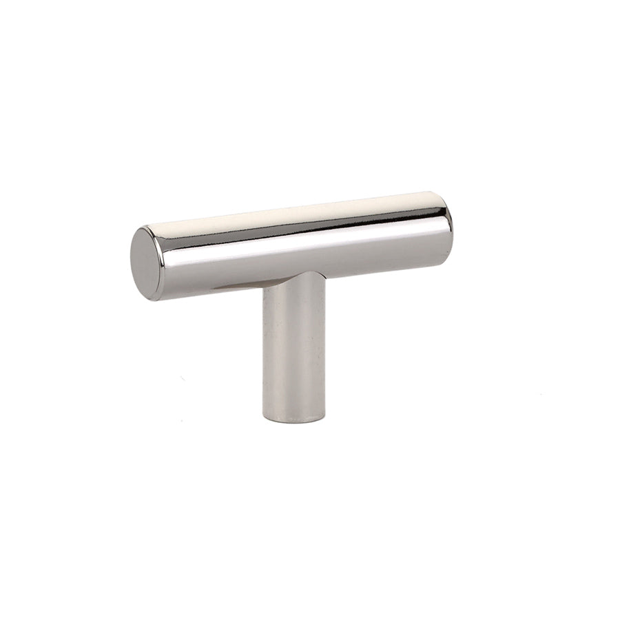 Emtek 86357US14 Brass Bar 2" Cabinet Knob Polished Nickel Lifetime Finish