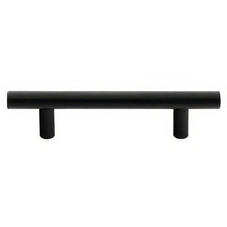 Emtek 86358US19 flat black bar cabinet pull