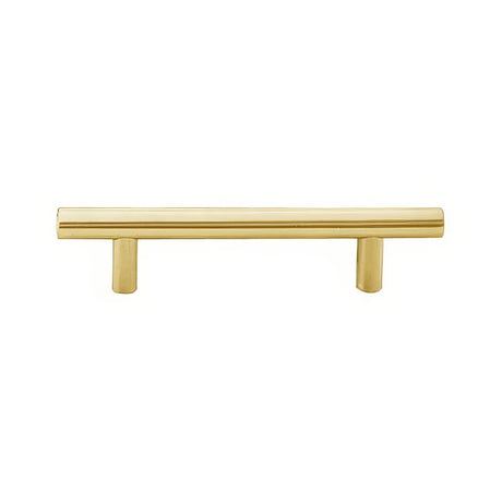 Emtek 86358US4 satin brass bar cabinet pull