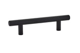 Emtek 86359US19 Brass Bar Cabinet Pull with 3-1/2" Center to Center Flat Black Finish