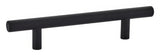 Emtek 86360US19 flat black bar cabinet pull