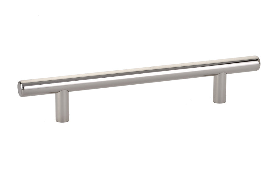 Emtek 86361US14 Brass Bar Cabinet Pull with 5" Center to Center Polished Nickel Lifetime Finish