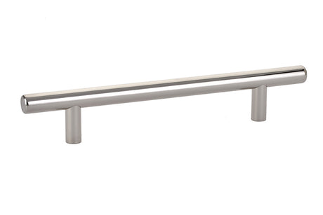 Emtek 86361US14 Brass Bar Cabinet Pull with 5" Center to Center Polished Nickel Lifetime Finish