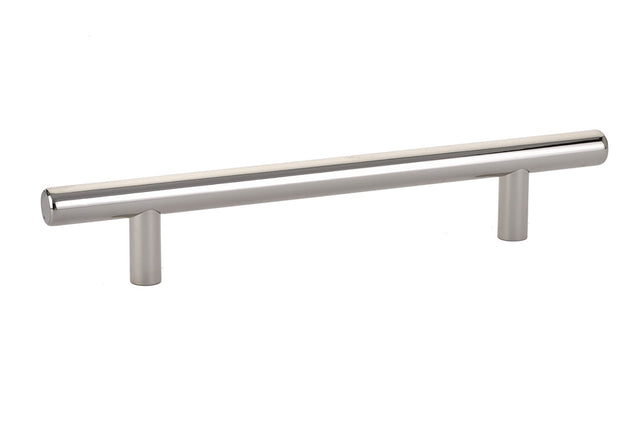 Emtek 86361US14 Brass Bar Cabinet Pull with 5" Center to Center Polished Nickel Lifetime Finish