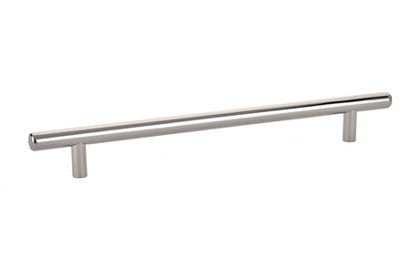 Emtek 86363US14 Brass Bar Cabinet Pull with 8" Center to Center Polished Nickel Lifetime Finish