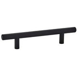 Emtek 86363US19 flat black bar cabinet pull