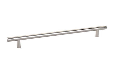 Emtek 86364US14 Brass Bar Cabinet Pull with 10" Center to Center Polished Nickel Lifetime Finish