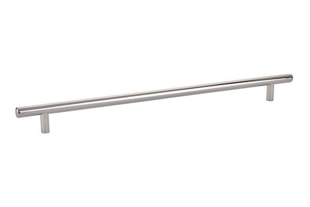 Emtek 86365US14 Brass Bar Cabinet Pull with 12" Center to Center Polished Nickel Lifetime Finish