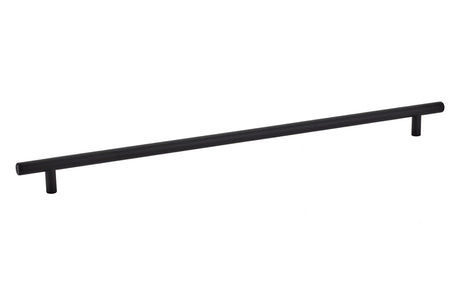 Emtek 86366US19 Brass Bar Cabinet Pull 16" Center to Center Flat Black Finish