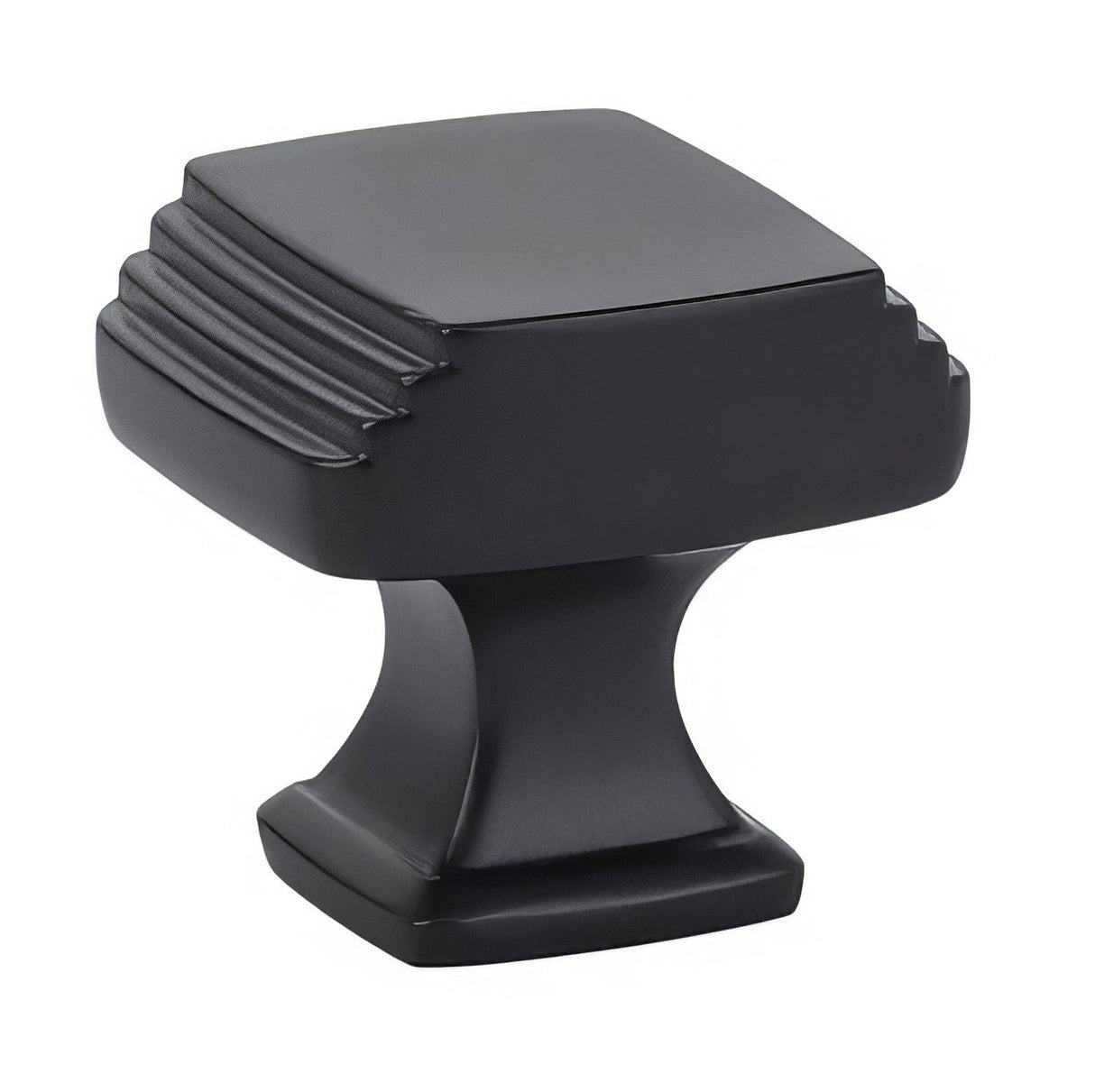 Emtek 86421US19 flat black cabinet knob