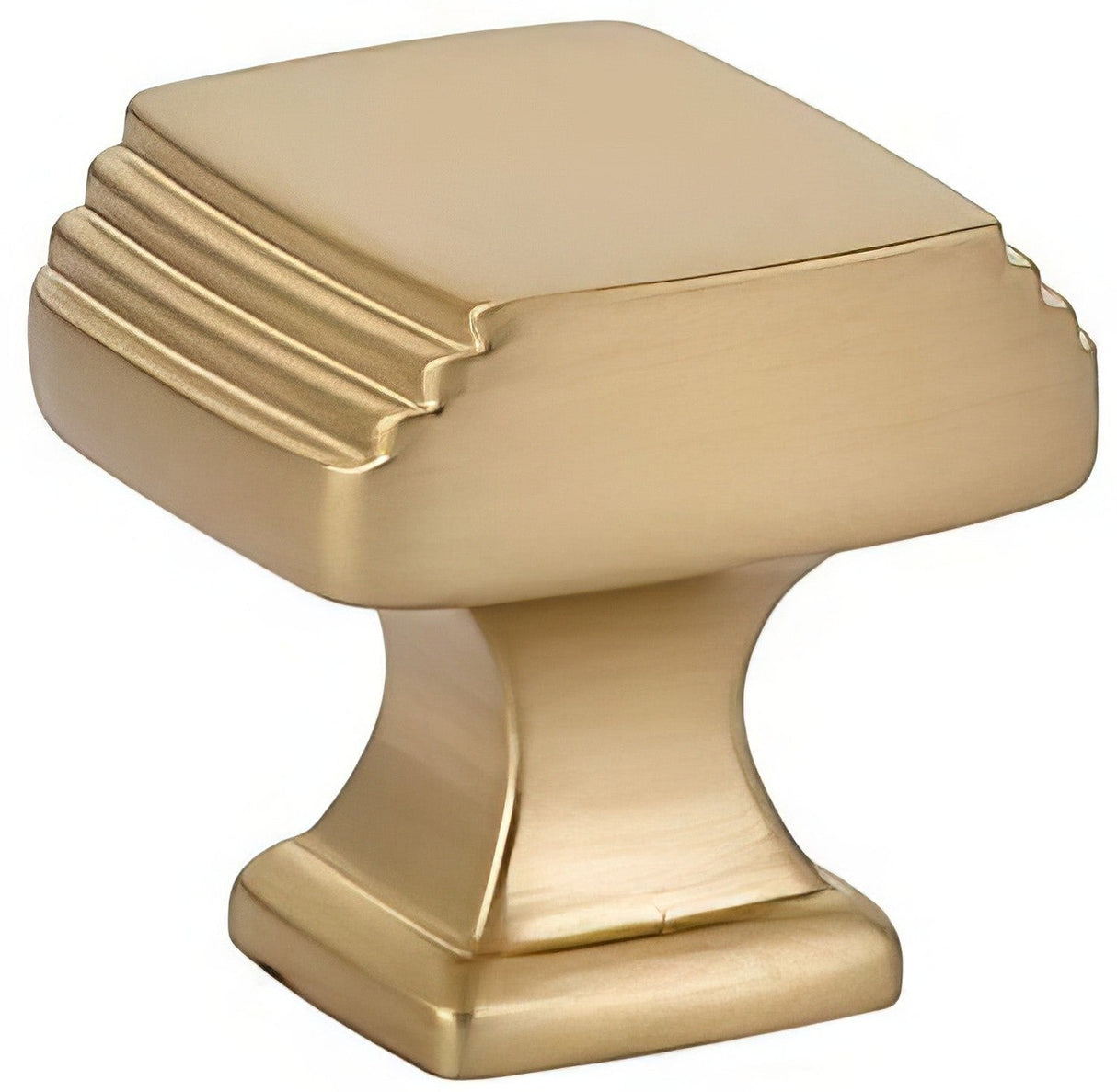 Emtek 86421US4 satin brass cabinet knob