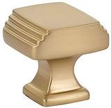 Emtek 86421US4 satin brass cabinet knob
