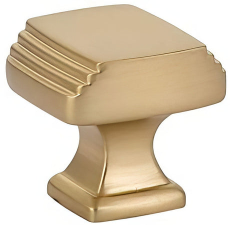 Emtek 86421US4 satin brass cabinet knob