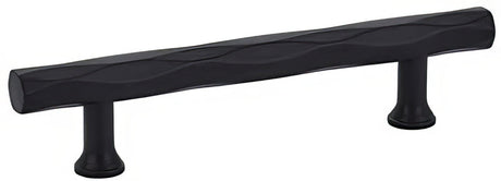 Emtek 86428US19 flat black bar cabinet pull