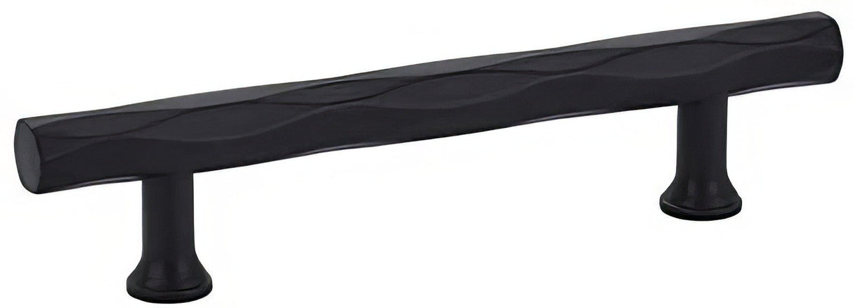 Emtek 86431US19 flat black bar cabinet pull