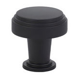 Emtek 86432US19 flat black cabinet knob