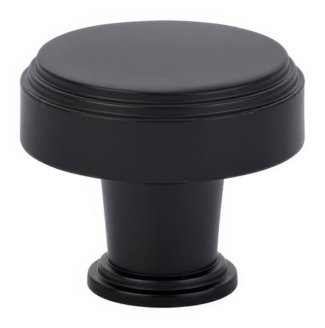 Emtek 86433US19 flat black cabinet knob