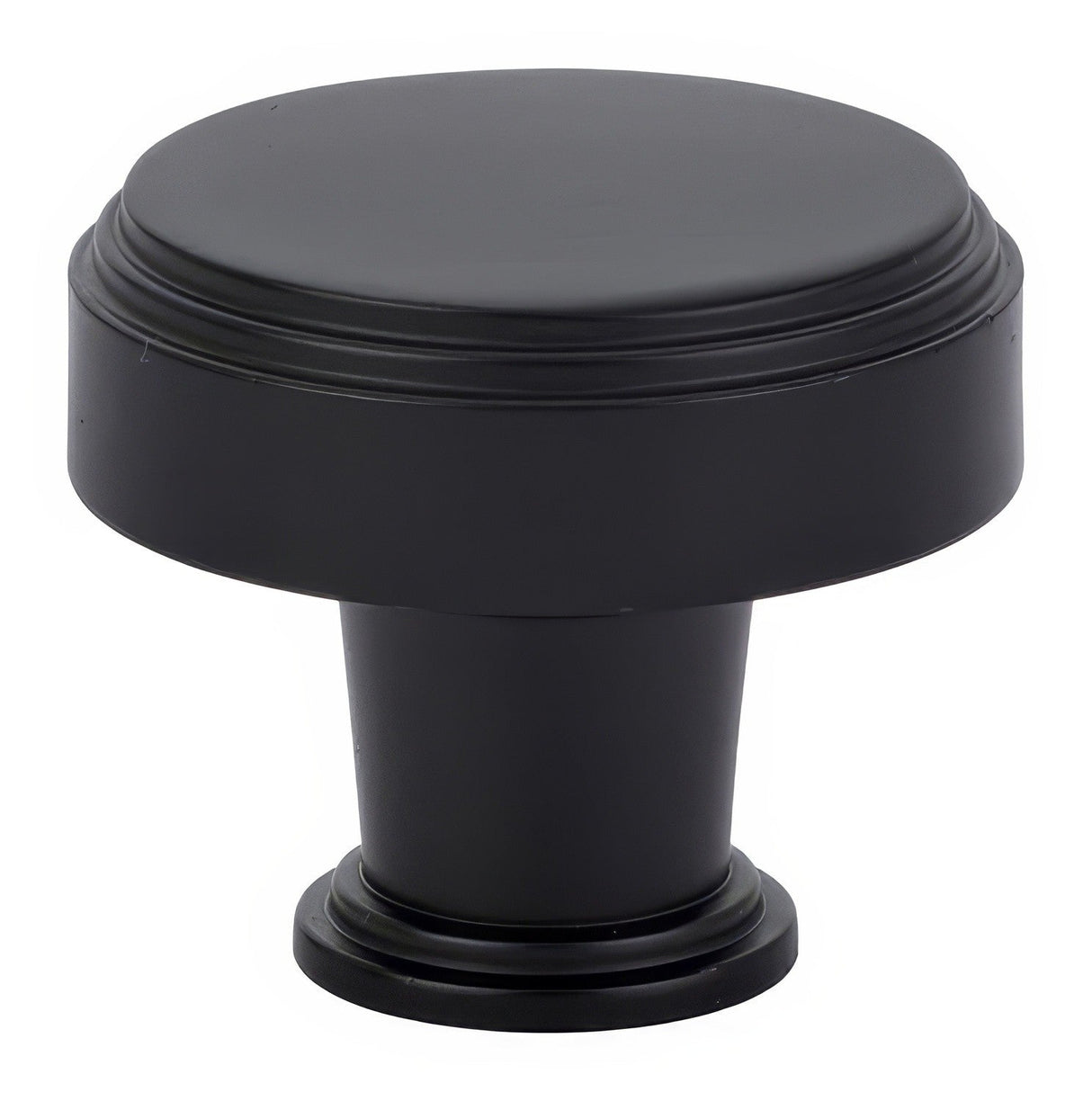 Emtek 86433US19 flat black cabinet knob