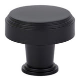 Emtek 86433US19 flat black cabinet knob