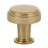 Emtek 86433US4 satin brass cabinet knob