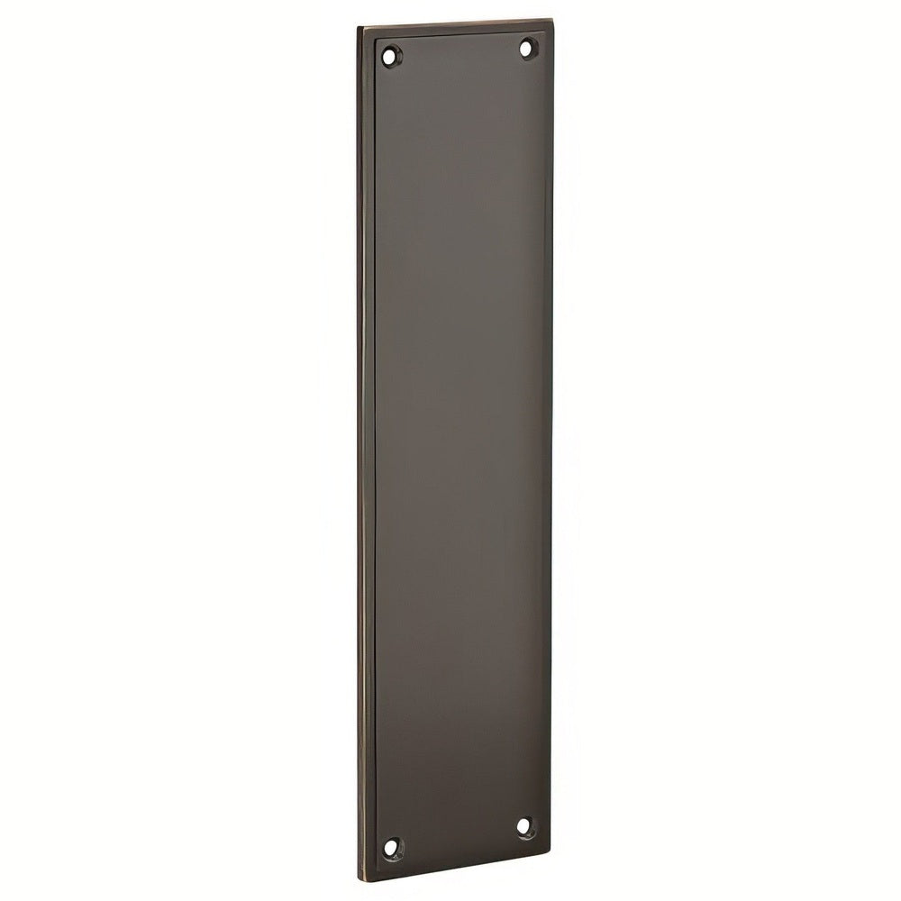 Emtek 86436US10B oil rubbed bronze push plate