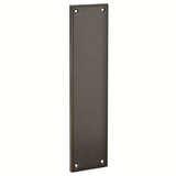 Emtek 86436US10B oil rubbed bronze push plate