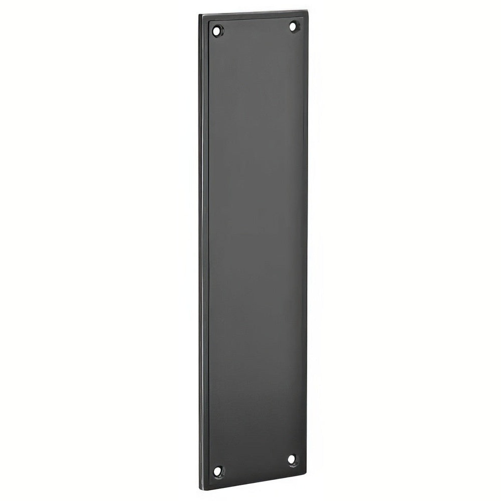 Emtek 86436US19 flat black push plate