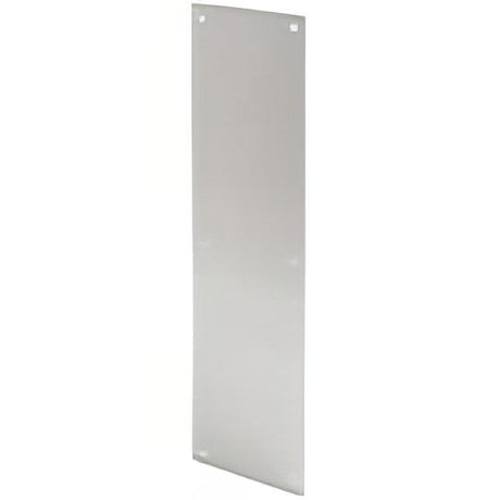 Emtek 86436US26 Brass Modern push plate in satin stainless, additional view