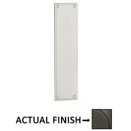 Emtek 86437US19 flat black pull plate
