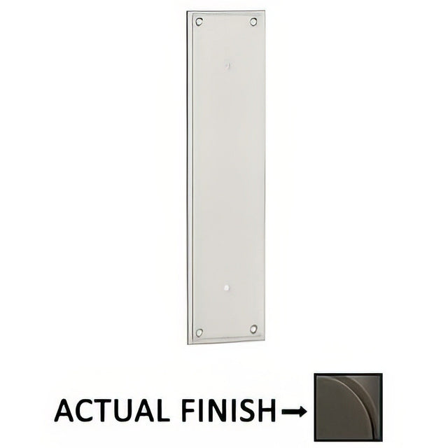 Emtek 86437US19 flat black pull plate