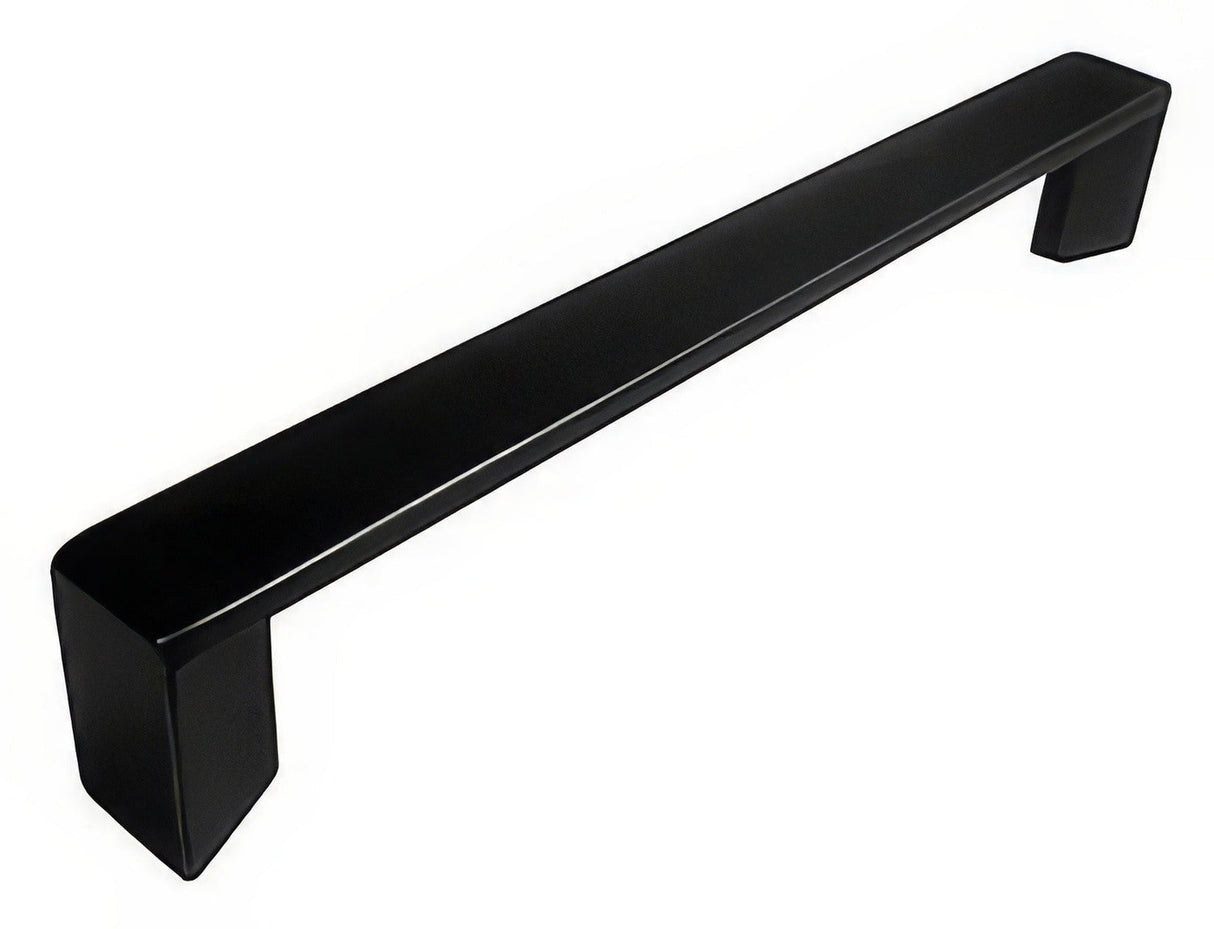 Emtek 86438US19 flat black bar cabinet pull