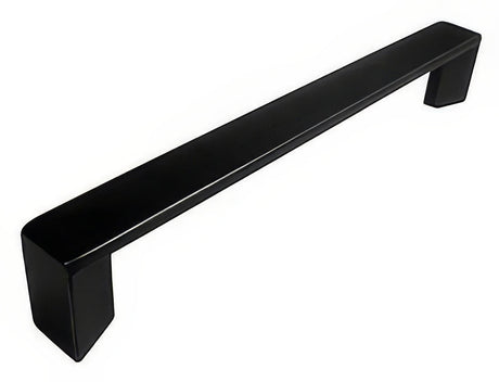 Emtek 86438US19 flat black bar cabinet pull