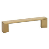 Emtek 86438US4 satin brass bar cabinet pull