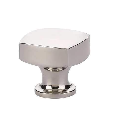Emtek 86450US14 bright nickel cabinet knob