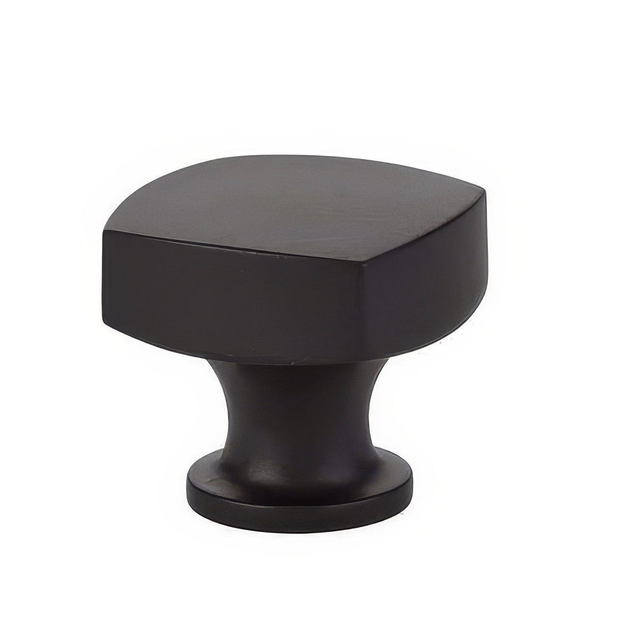 Emtek 86450US19 flat black cabinet knob