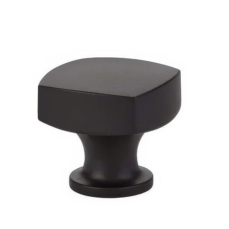 Emtek 86450US19 flat black cabinet knob