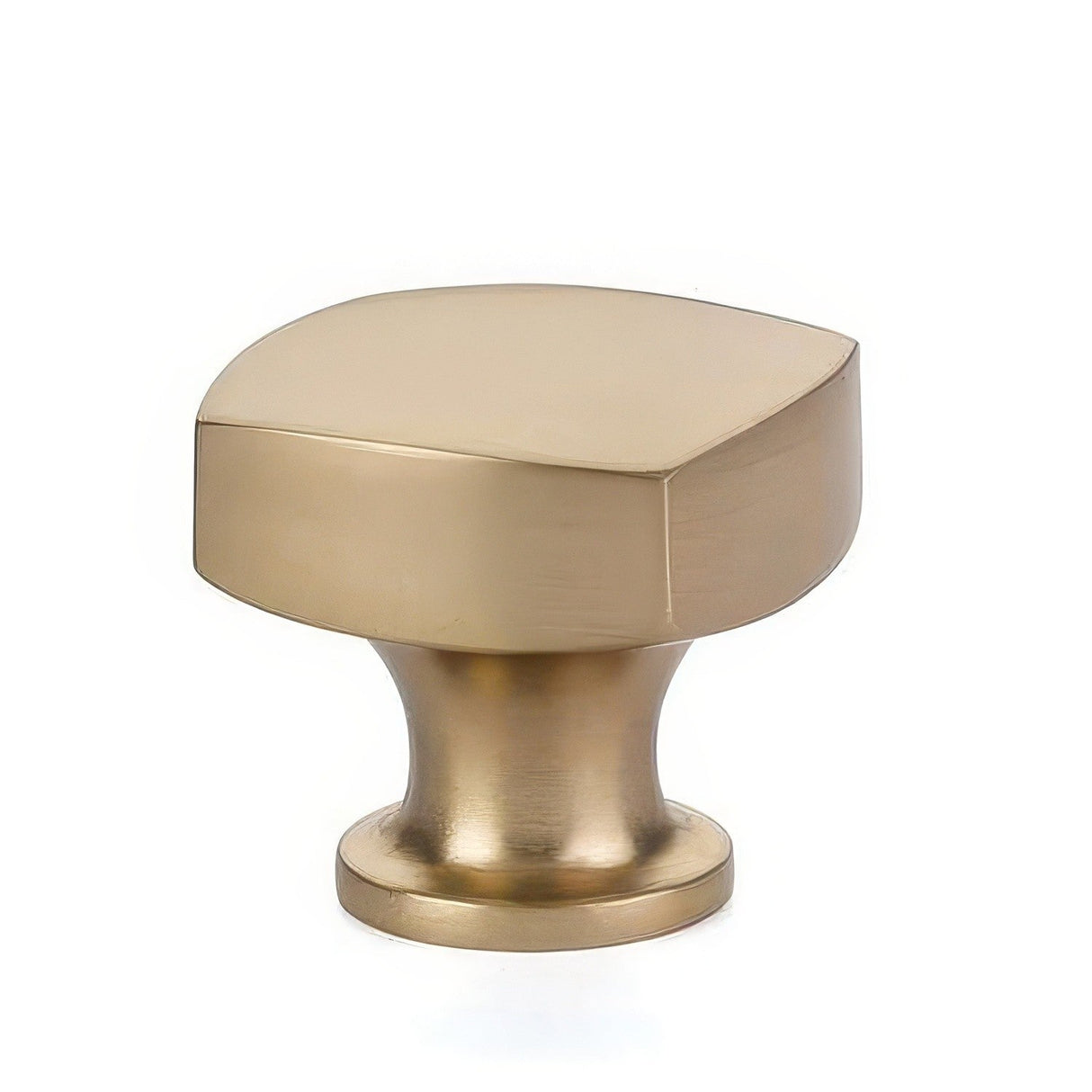 Emtek 86450US4 satin brass cabinet knob