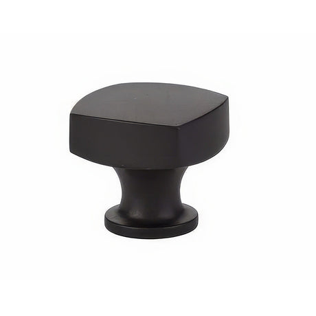 Emtek 86451US19 flat black cabinet knob