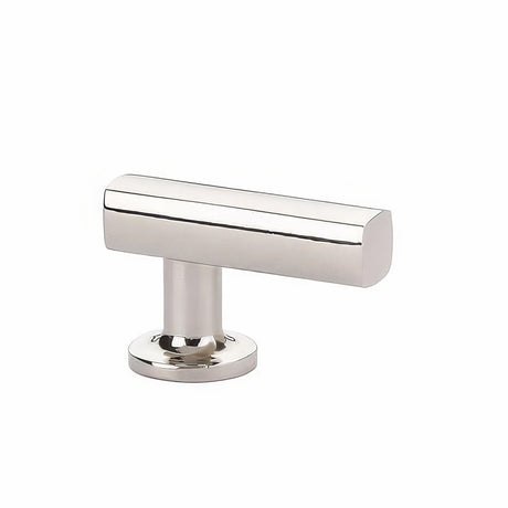 Emtek 86452US14 bright nickel finger cabinet pull