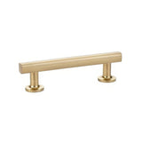 Emtek 86453US4 satin brass cabinet pull