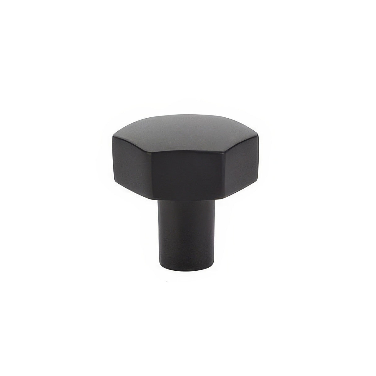 Emtek 86457US19 flat black cabinet knob